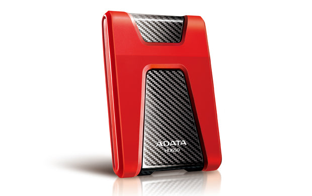 Adata AHD650-1TU31-CRD Red 2.5 inch External Hard Drive