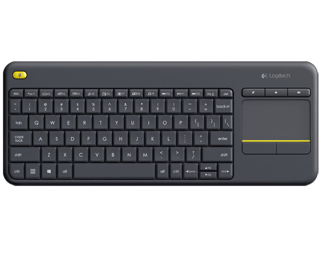 Teclado Logitech K400 PLUS Negro Inalámbrico