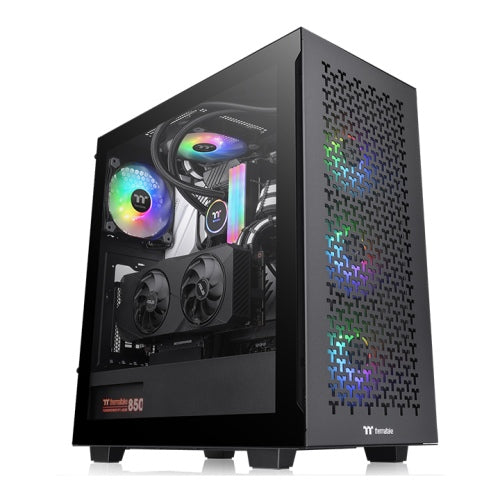 Gabinete Thermaltake V350 TG ARGB AIR Color Negro Midi-Tower