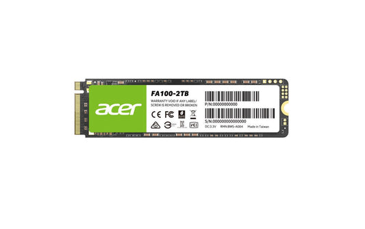 Unidad de Estado Solido Acer FA100 2 TB 3300 MB/s