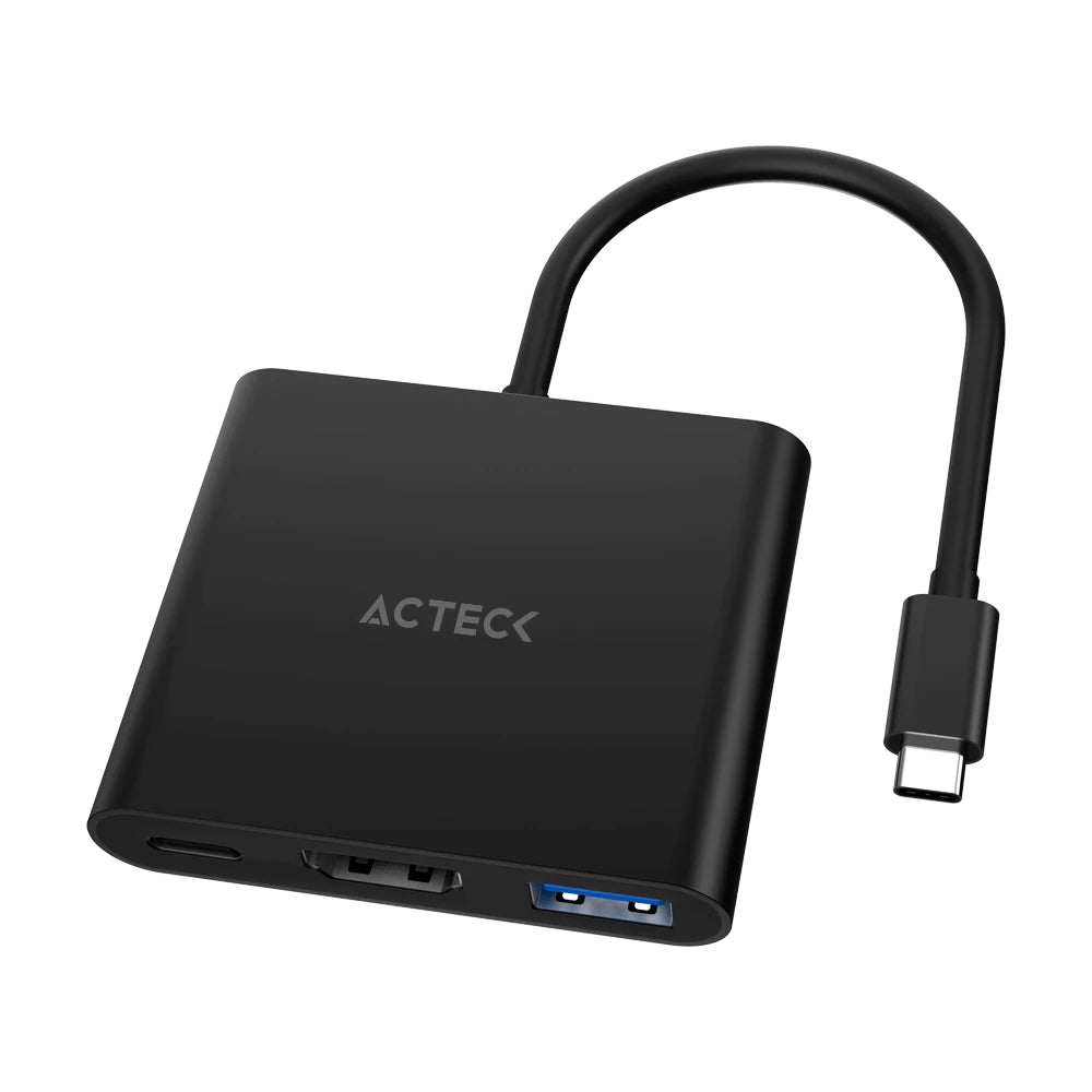 Adaptador 3 en 1 USB-C Acteck AH445