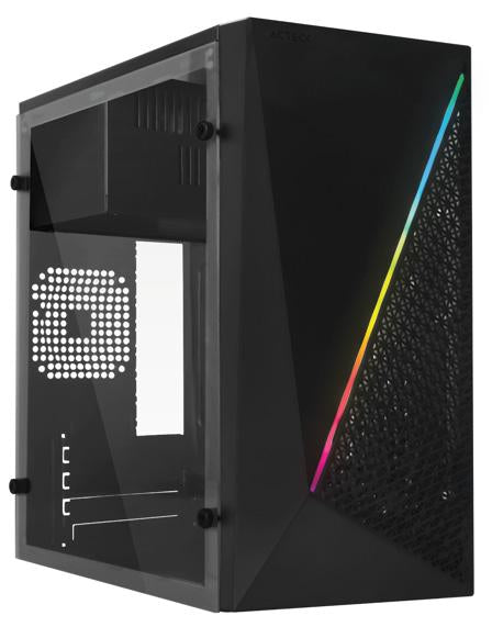 Gabinete Acteck KIOTO GC460 RGB ESSENTIAL Negro 500 W