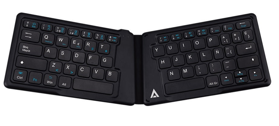 Teclado Plegable Bluetooth Acteck MK210 K-Wallet Negro Inalámbrico