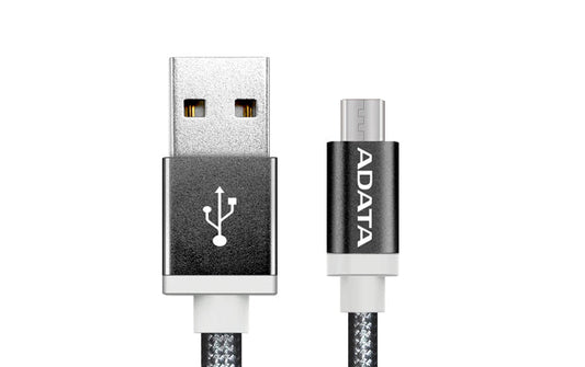 Cable Micro USB Adata AMUCAL-100CMK-CBK Negro