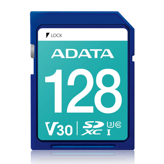 Secure Digital ADATA V30 SDXC UHS-I U3 Adata ASDX128GUI3V30S-R 128 GB Class 10 