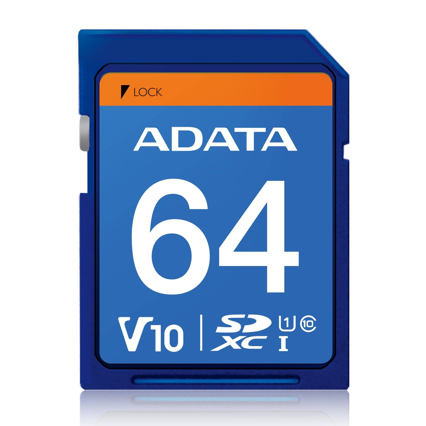 SD Memory (SDXC) 64GB Adata PREMIER V10 64 GB Blue 