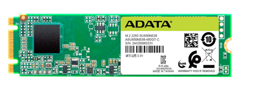 Unidad de Estado Solido Adata SU650 480 GB M.2 SATA