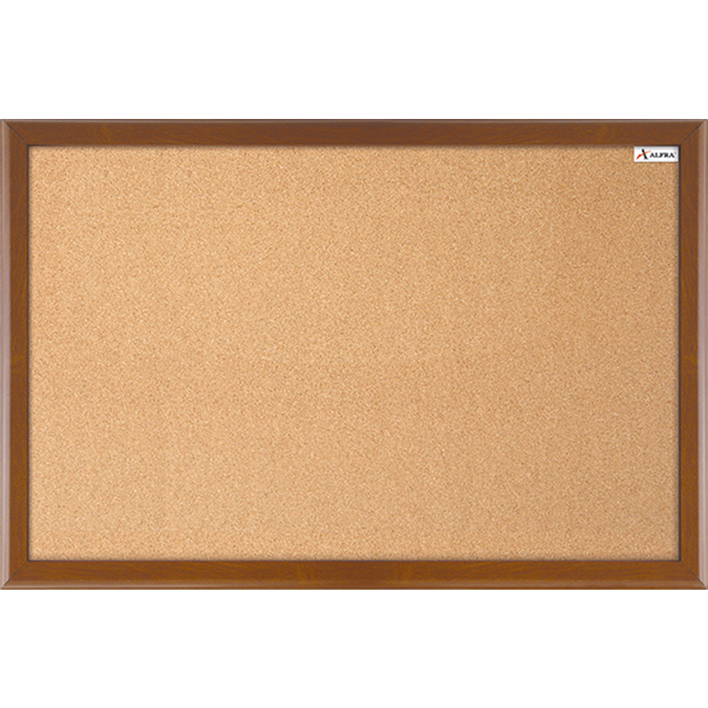 Tablero Corcho Marco De Madera Continental 40x60 Alfra 2 Pz - Escolar Express