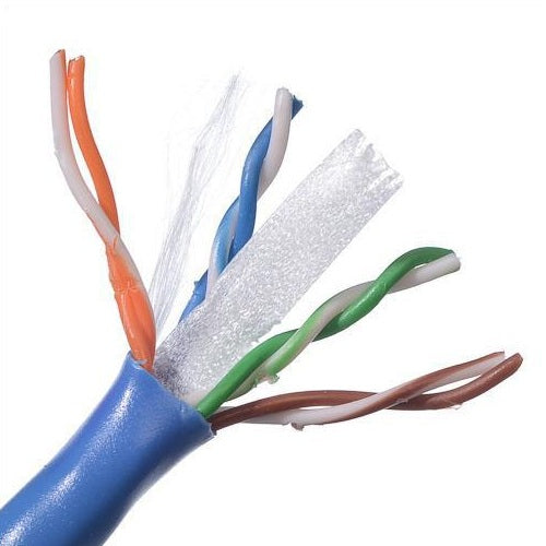 Bobina de Cable UTP CAT6+ Belden 2412 006A1000 Azul Interior - Escolar Express