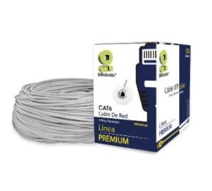 UTP coil, CAT6, 100 m, Indoor, Grey, CCA, BROBOTIX 062410 