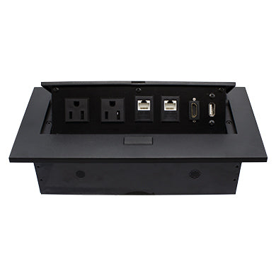 Caja para Mesa Brobotix 170906 Negro Metal