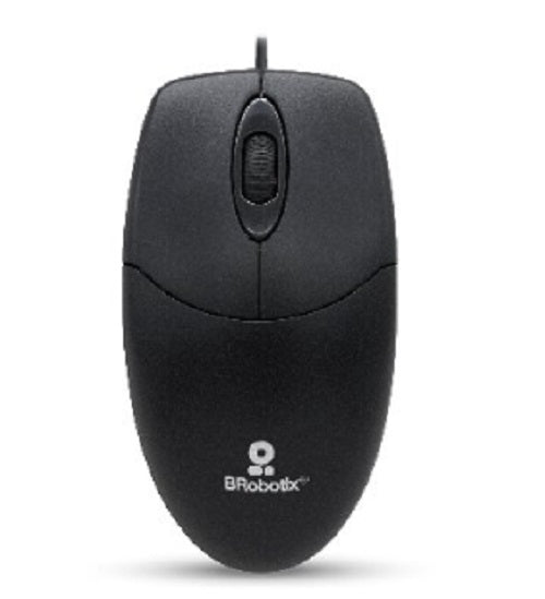 Mouse básico USB Brobotix 497202 Negro