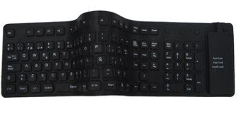 Teclado Flexible Brobotix 801935 Negro USB