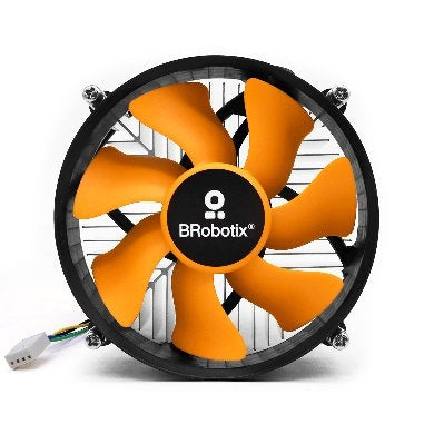 Ventilador Brobotix 963005 Negro/Naranja