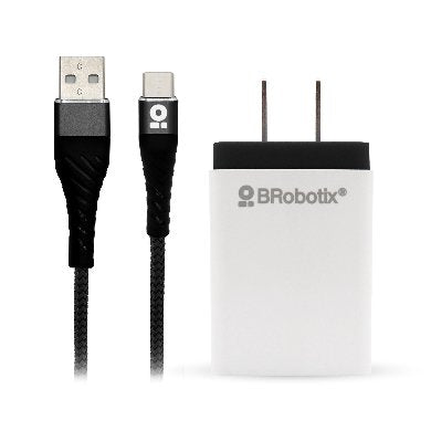 CARGADOR Brobotix USB C/CABLE TIPO C CARGA RÁPIDA 963325 Negro Pared