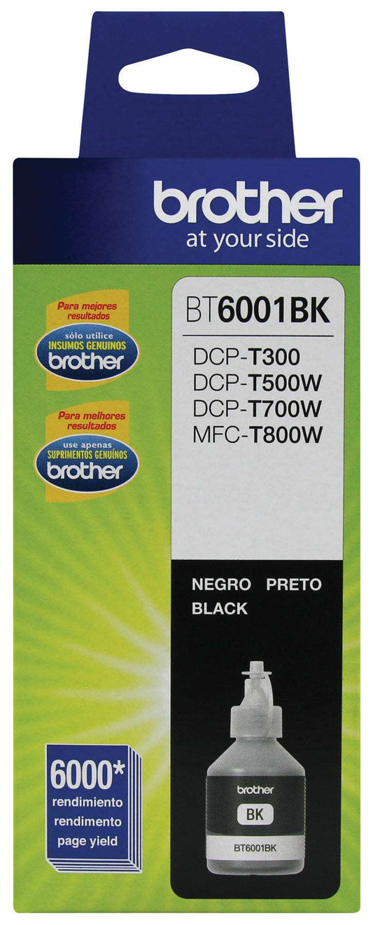 Botella de Tinta Brother BT6001BK Negro Inyección De Tinta - Escolar Express