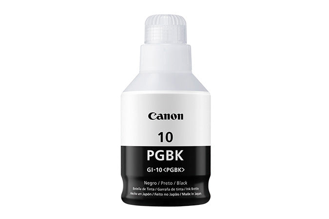 Tanque de tinta Canon GI-10 BK 7,700 Paginas