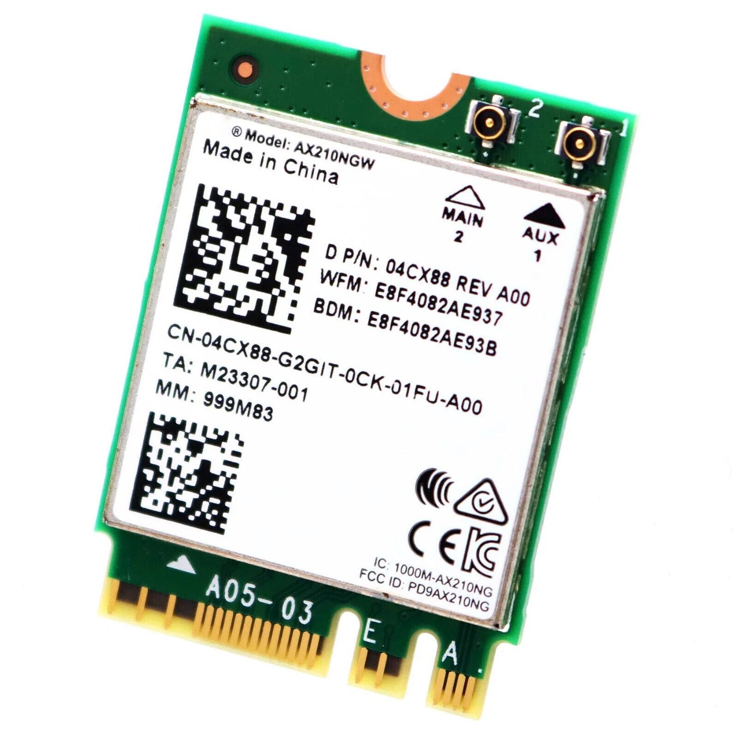 Tarjeta para red Dell AX210