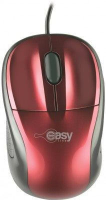 Mouse Easy Line EL-993315 Rojo Óptico - Escolar Express