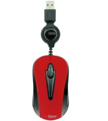 Mouse Easy Line EL-993353 Rojo USB - Escolar Express