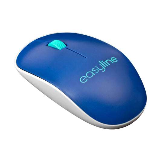 Mouse Easy Line EL-995128 Azul Inalámbrico - Escolar Express