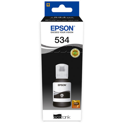 Botella de tinta Epson T534 Negro - Escolar Express