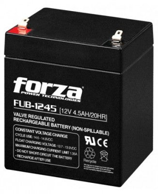 Batería para No Break Forza FUB-1245 Negro 4500 mAh