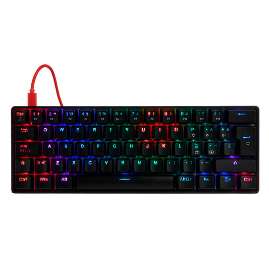 Teclado Mecánico Game Factor KBG560-RD Negro USB