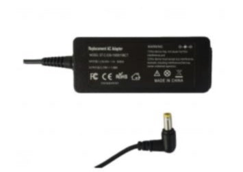 Cargador para Laptop Generico Adaptador de Corriente 40W 19V-2.15A Negro 40W