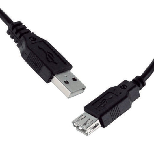 Cable Extensión Getttech JL-3520 USB 2.0 A Macho a Tipo USB A - B Negro