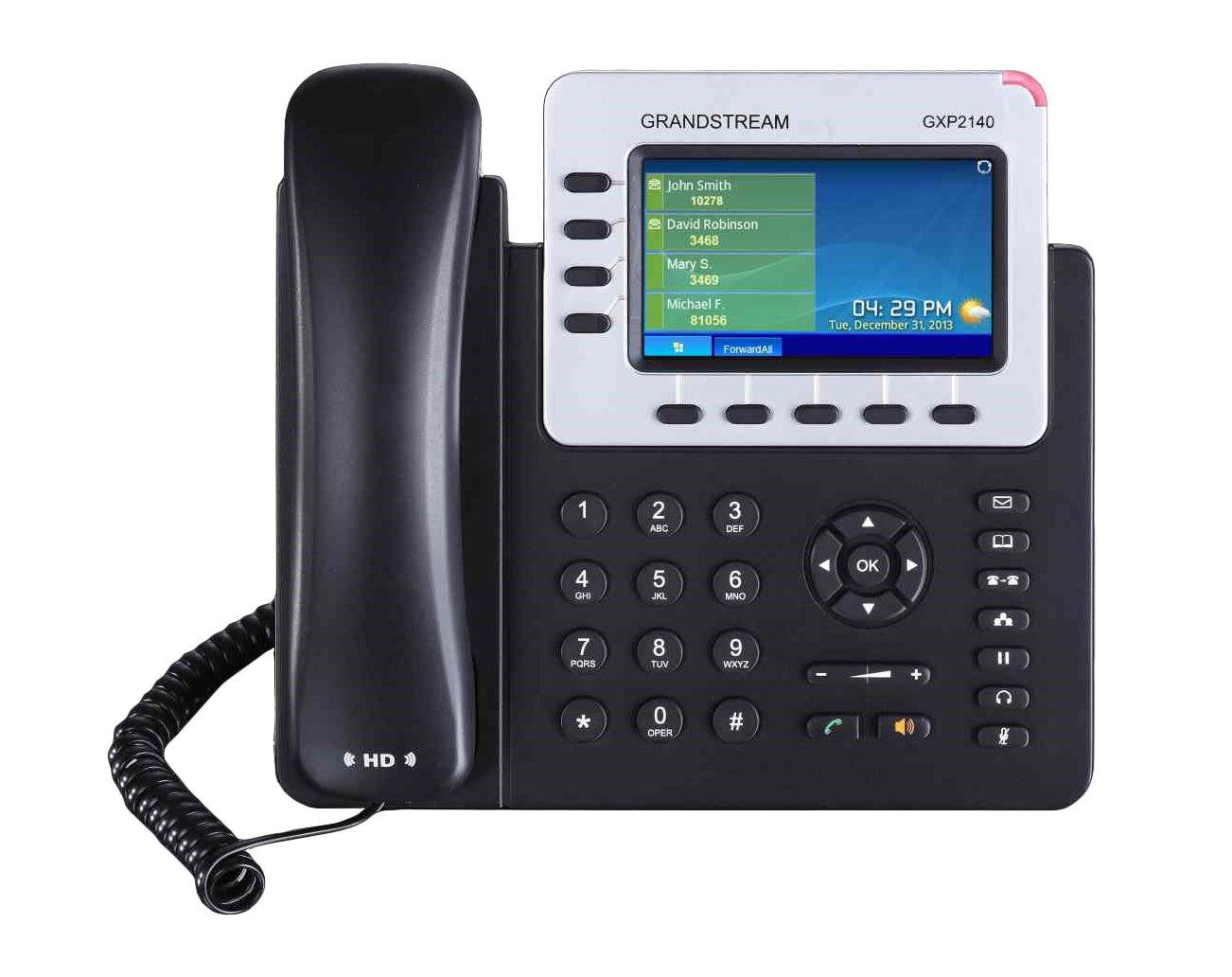 Grandstream IP Phone GXP2140 Black 4 lines 