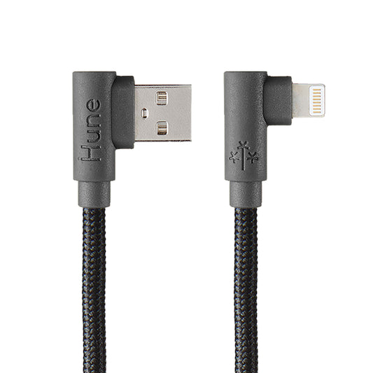 Cables Braided USB - Lightning Hune Hiedra Lightning Roca / Gris