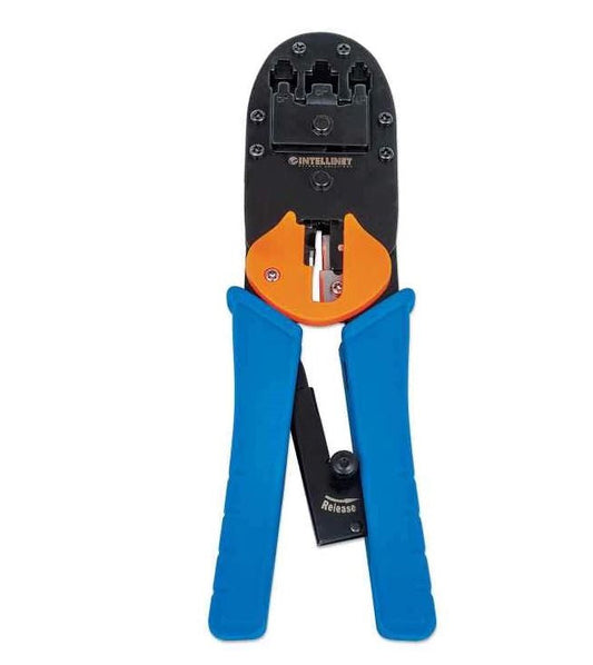 Pinza Crimpeadora Intellinet 211048 Azul 358 g - Escolar Express