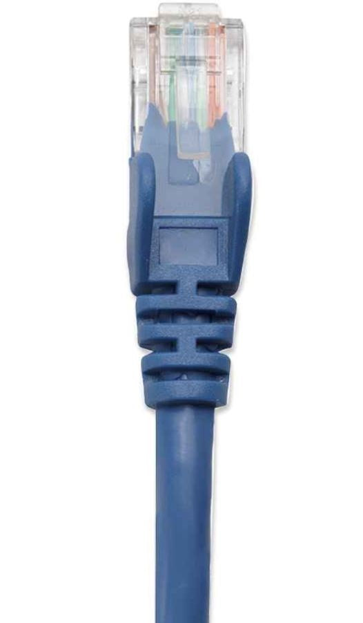 Cable de Red Cat6 Marca Intellinet 342568 Color Azul RJ-45