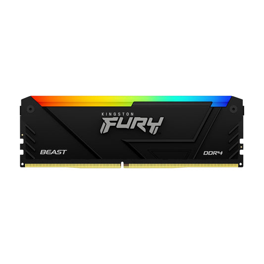 Memoria RAM 16GB 3600MT/s DDR4 CL18 DIMM FURY Beast RGB Marca Kingston Technology Modelo KF436C18BB2A/16