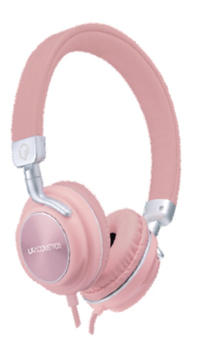 Audifonos On Ear Lf Acoustics Feel Rosa - Escolar Express