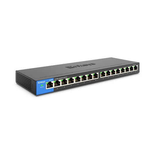 Linksys LGS116 Black Switch 16 ports 