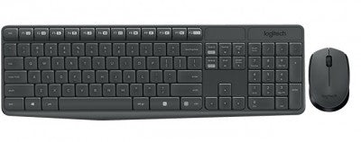 Kit de Teclado y Mouse Logitech 920-007901 Negro 10 m