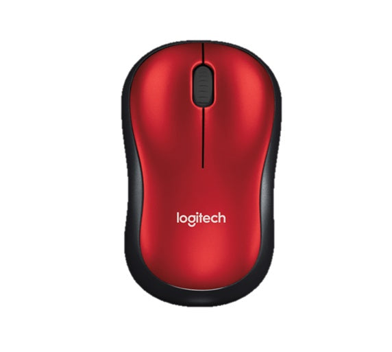 Mouse Logitech M185 Rojo RF inalámbrico