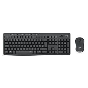 Kit Teclado y Mouse Logitech MK295 Negro