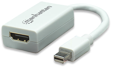 Adaptador Dislplayport a HDMI Manhattan 151399 Color Blanco Macho / Hembra