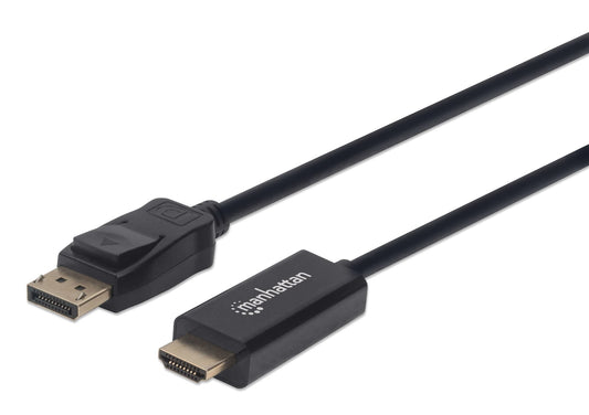 Cable DisplayPort a HDMI Manhattan 152679 Negro