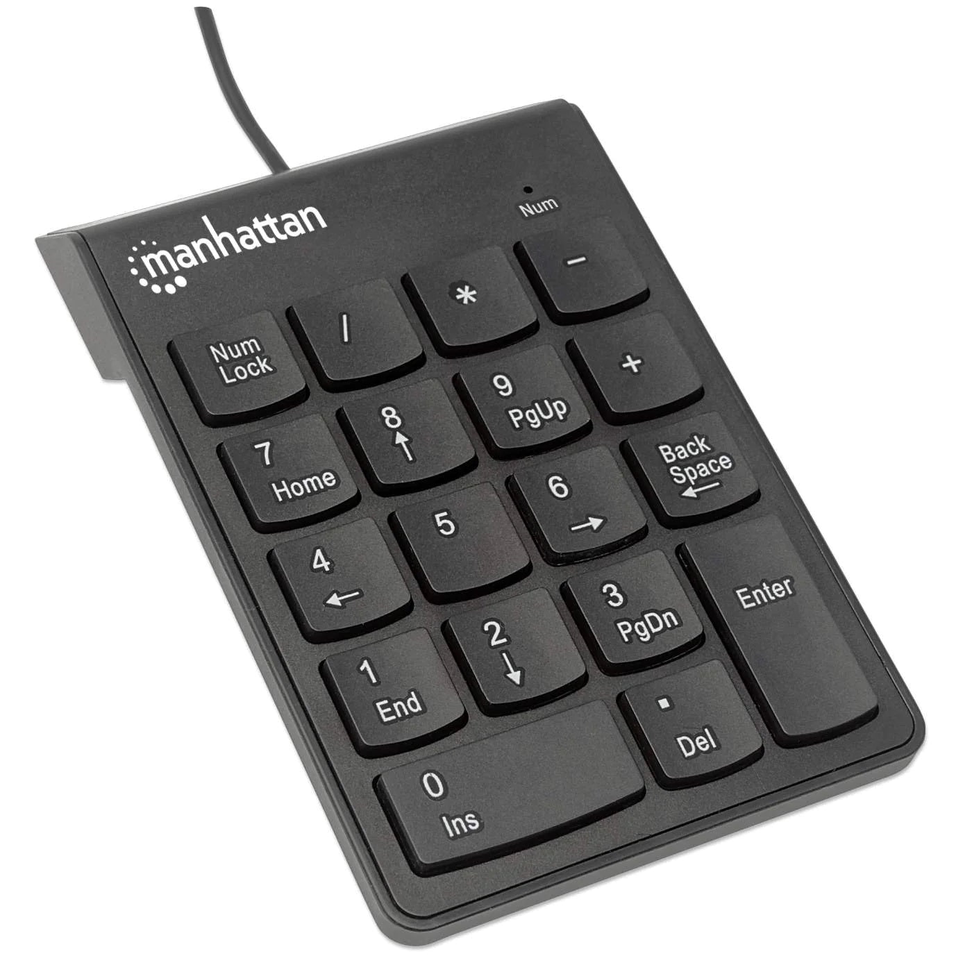 Manhattan Keyboard 176354 Black USB 