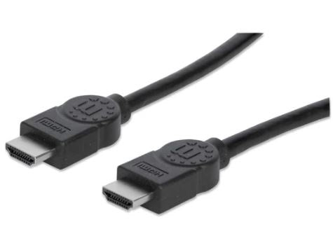 Cable HDMI 4K Manhattan 306133 Negro