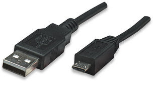 Cable USB Manhattan 307178 Negro