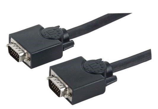 Cable VGA Manhattan 313629 Negro Macho/Macho - Escolar Express