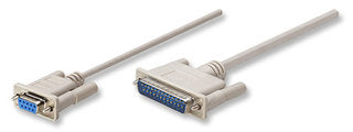 Cable Null Modem Serial Manhattan 314770 Macho/Hembra DB9