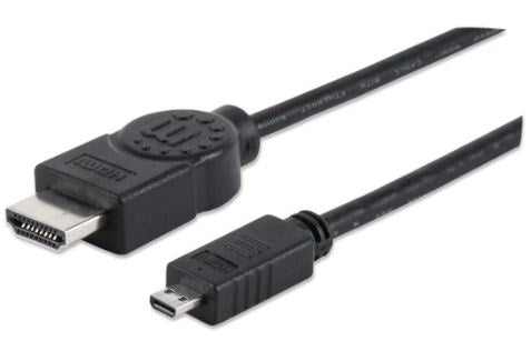 Cable HDMI 4K Manhattan 324427 Negro