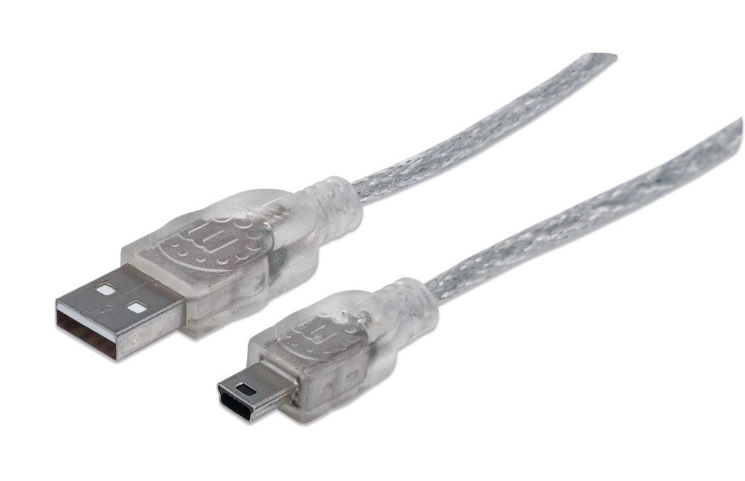 Cable USB Manhattan 333412 USB A Transparente