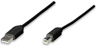 Cable USB 1.1 Manhattan 342650 Negro 1,8 m